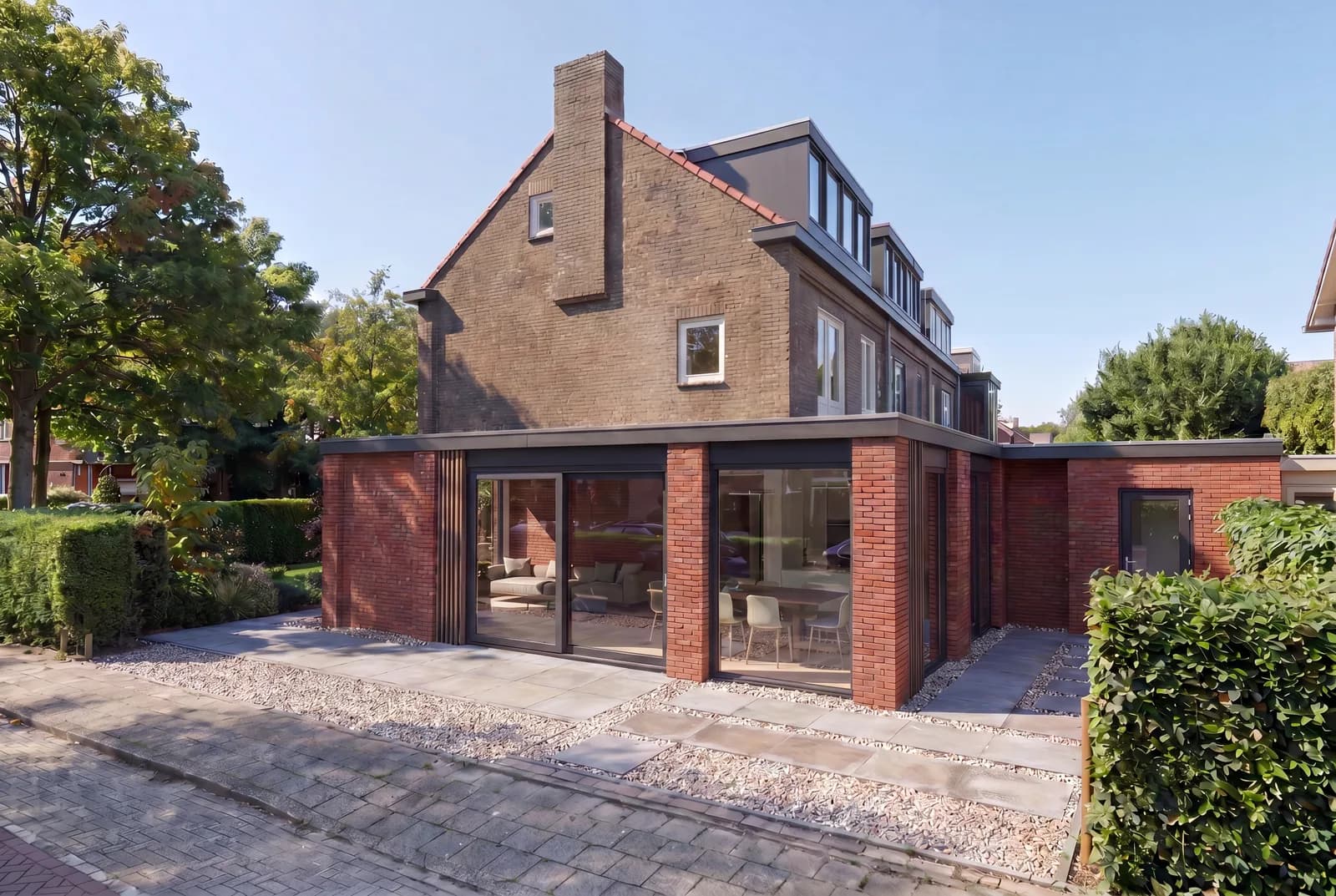 Uitbreiding van een woning ontworpen door Molen Architects