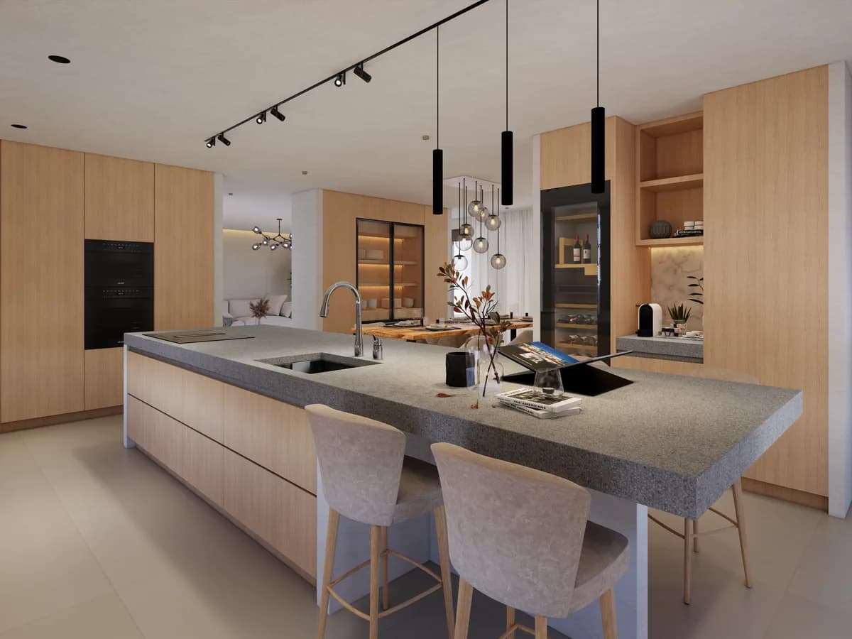 Vernieuwde keuken op maat door Molen Architects
