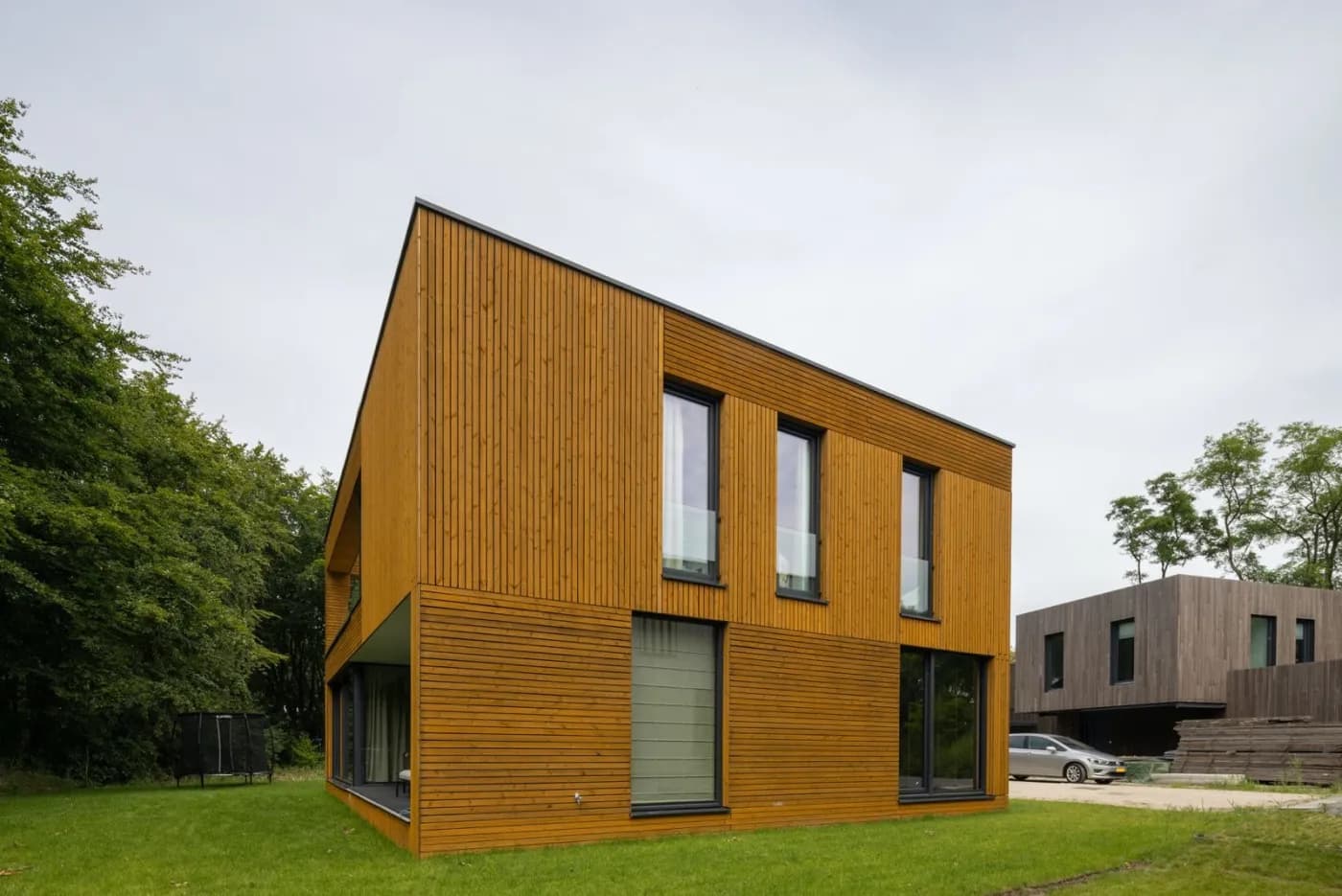 Gerealiseerde houten woning van Molen Architects